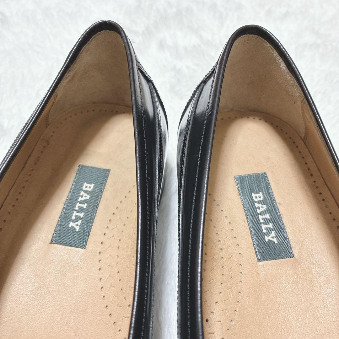 BALLY バリー タッセルローファー 黒 25.5cm EEE 美品