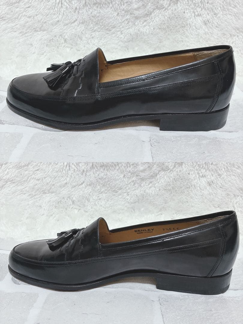 BALLY バリー タッセルローファー 黒 25.5cm EEE 美品