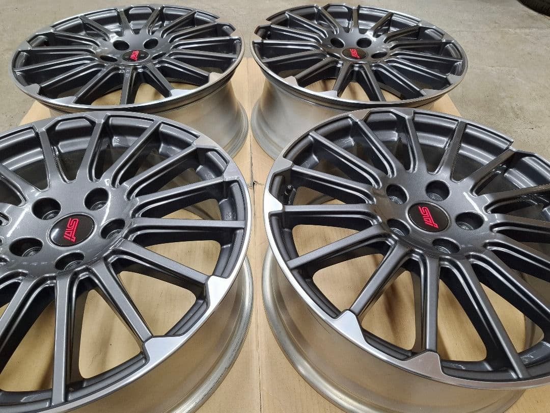 【新車外し】スバル レヴォーグ STIスポーツ 純正 ホイール 4本 7.5J