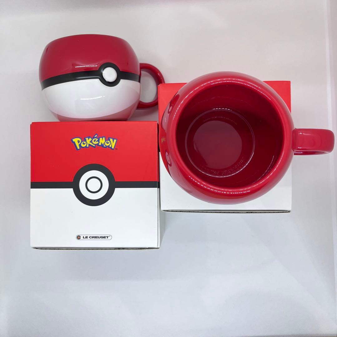 新品 2個 ル・クルーゼ ポケモン モンスターボール マグ 完売品 未使用