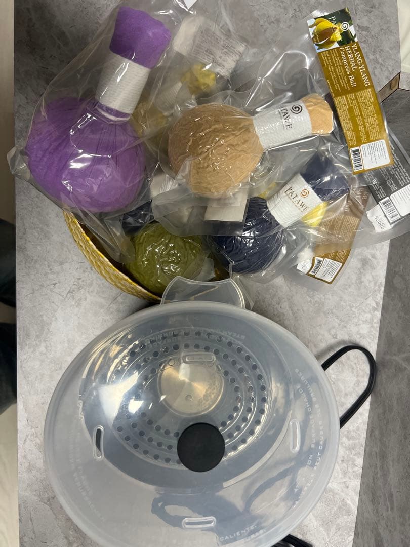 ハーブボール＆スチームウォーマー 業務用マルチスチームウォーマー（ホットストーン/ハーブボール/タオル