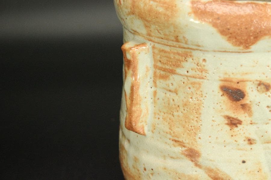 茶道具 紅志野 耳付 水指 芳作 美品(LC845) - メルカリ