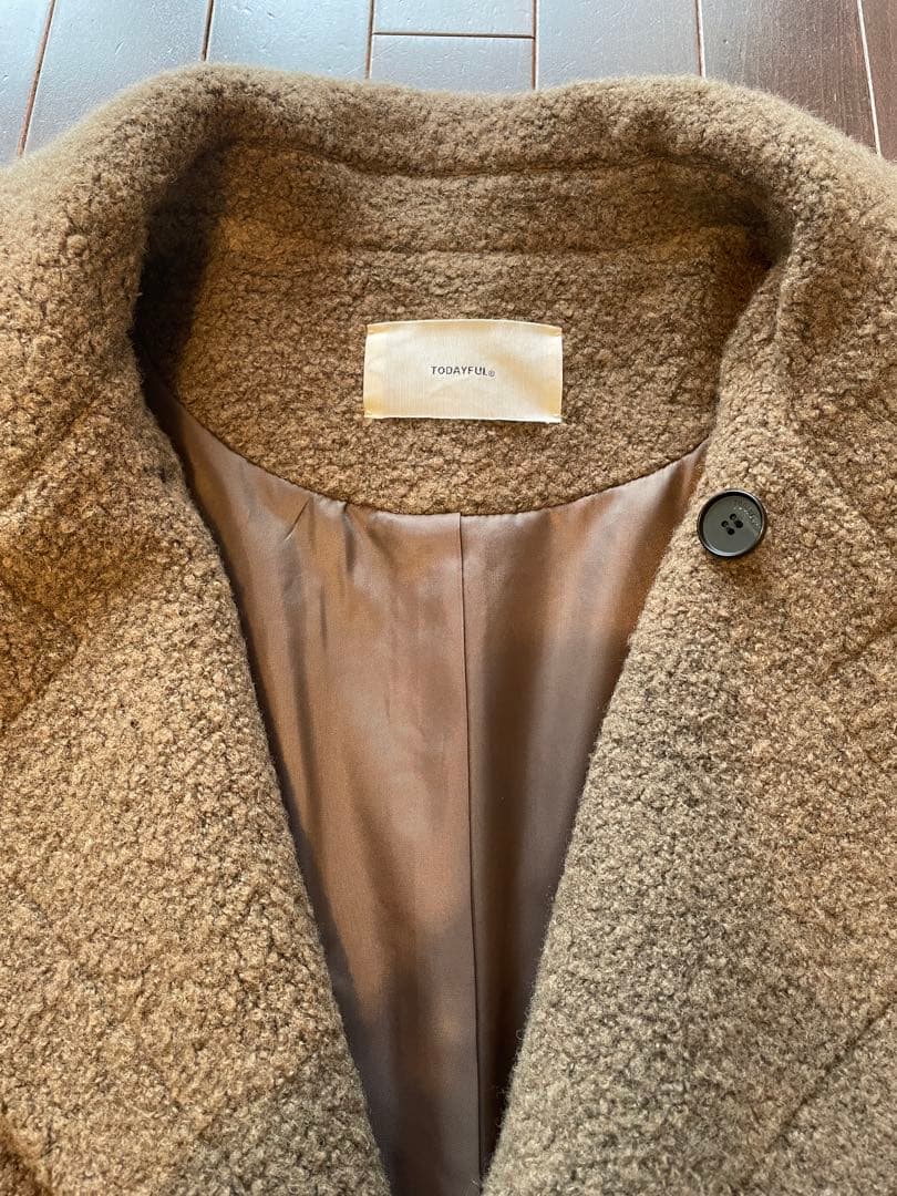 最終値下TODAYFUL Standcollar Boucle Jacket - メルカリ