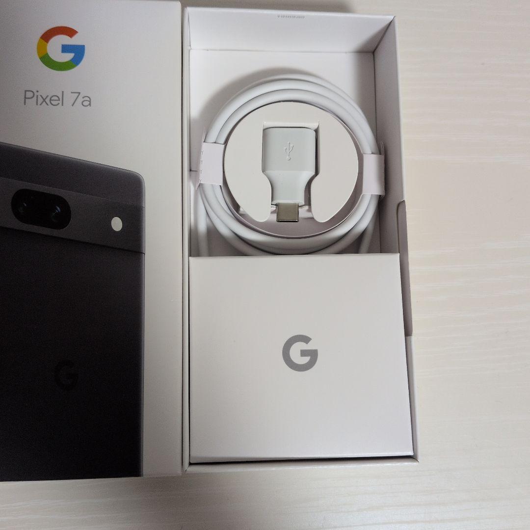 Google Pixel 7a箱（チャコール） USB-Cケーブル付き - メルカリ