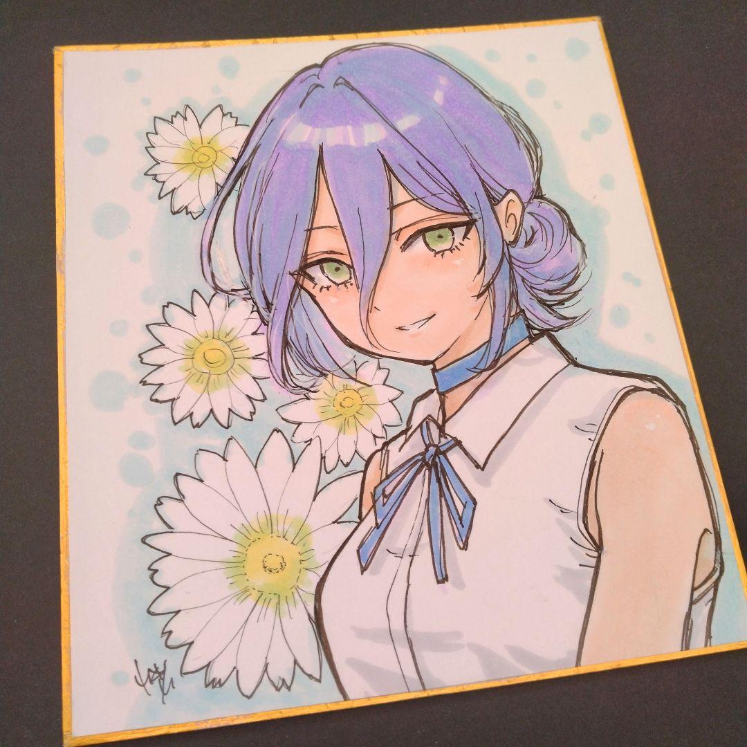 K*様 手描きイラスト チェンソーマン レゼ 原画 アナログ ファンアート