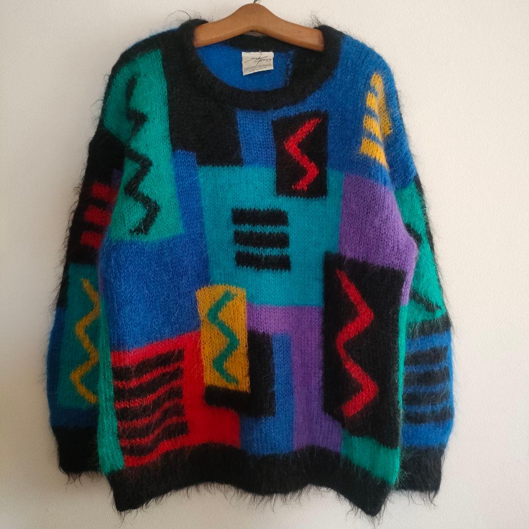 1980s Soft Options HANDMADE Mohair Knit