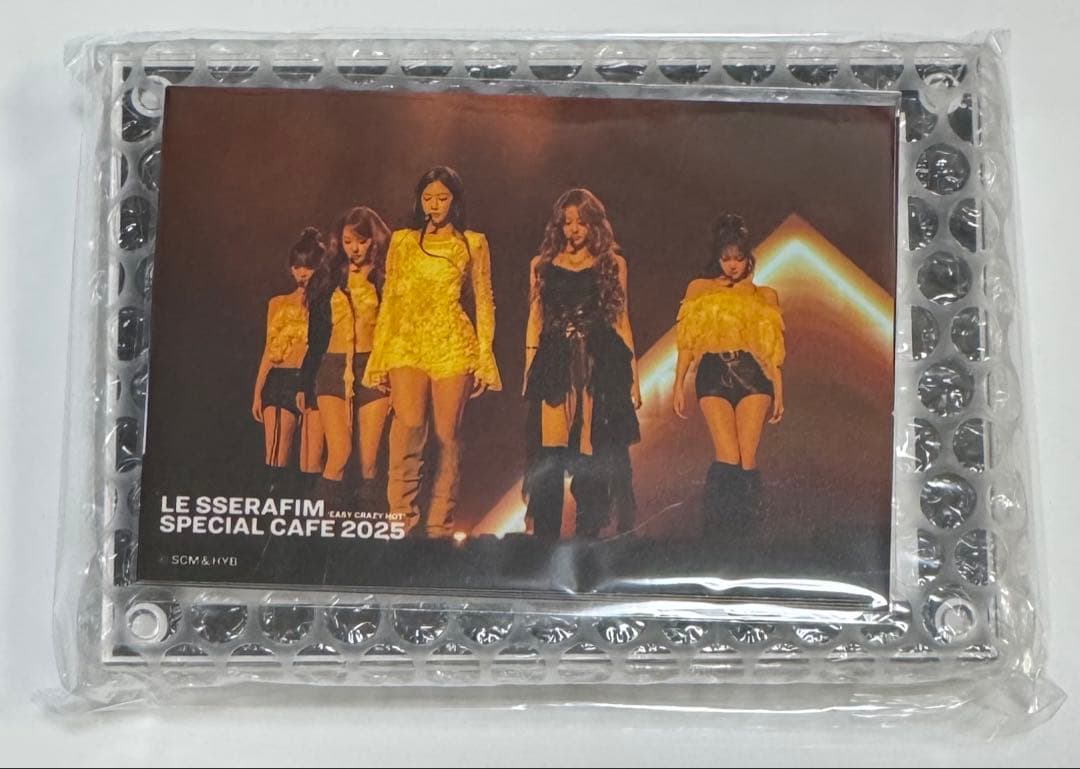 LESSERAFIM フォト付きフレームスタンド Amazon.co.jp: フォトフレーム ポストカード フォトスタンド アクリル