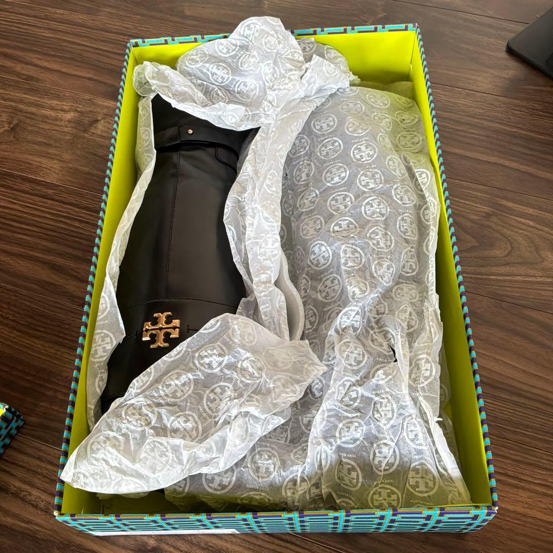 トリーバーチ　ロングブーツ　ブラック　US7.5 24.5cm