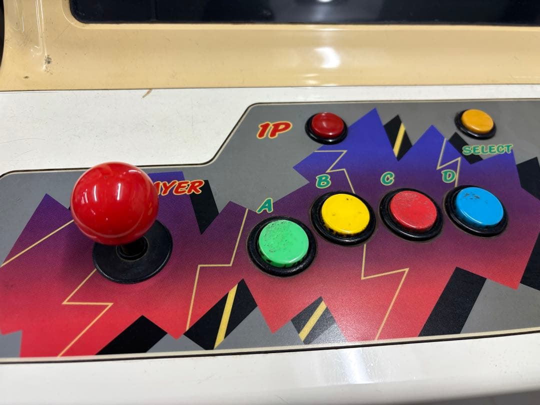 NEO-GEO ネオジオ(MVS) 筐体NEO25鍵無し ソフト4本付 業務用ネオジオ