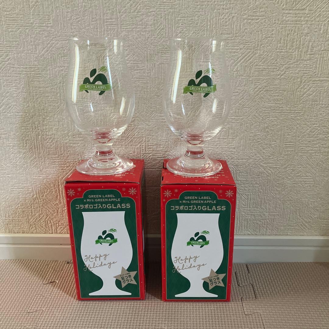 Mrs. GREEN APPLE×GREEN LABEL コラボグラス2個セット - メルカリ
