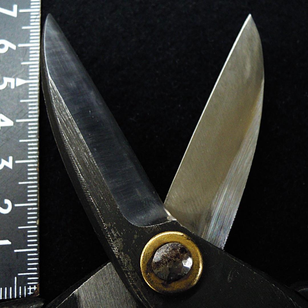 安重打刃物店 総火造 大久保鋏 無銘 未使用 192mm 新店舗