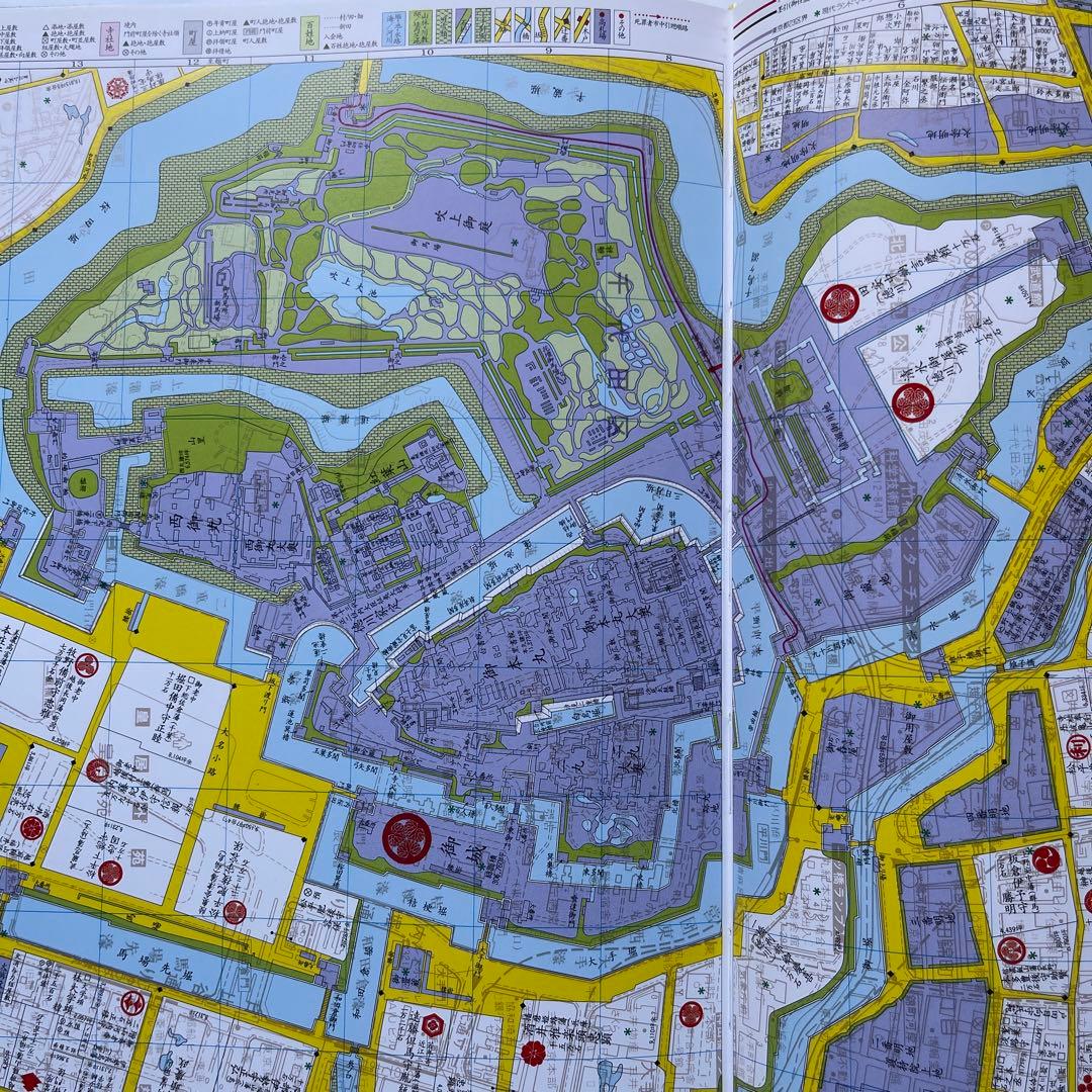 復元.江戸情報地図 1:6500 1994年初版 朝日新聞社 定価15000円 - メルカリ