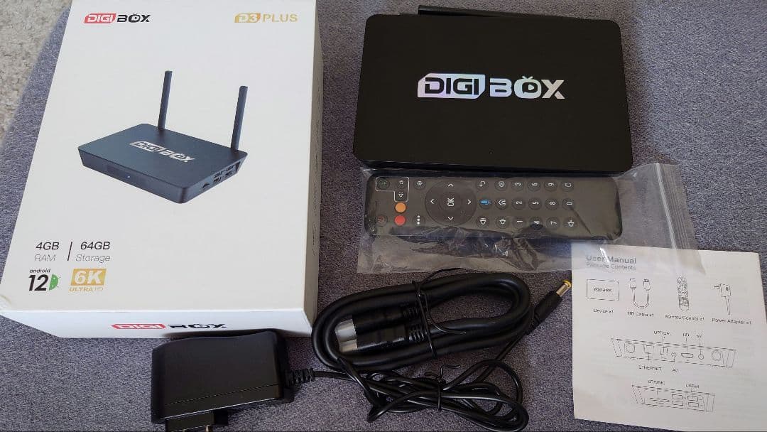 DIGIBOX D3 plusほぼ未使用 6K対応スマートテレビ DIGIBOX D3 Plus：高性能AI音声リモコン搭載