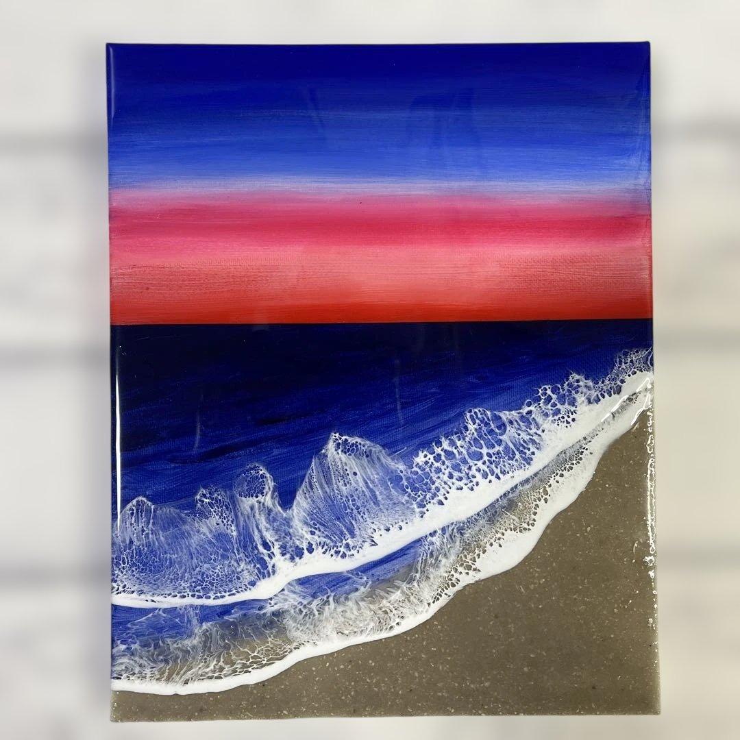 レジンアート オーシャンアート 海レジン アクリルアート - メルカリ