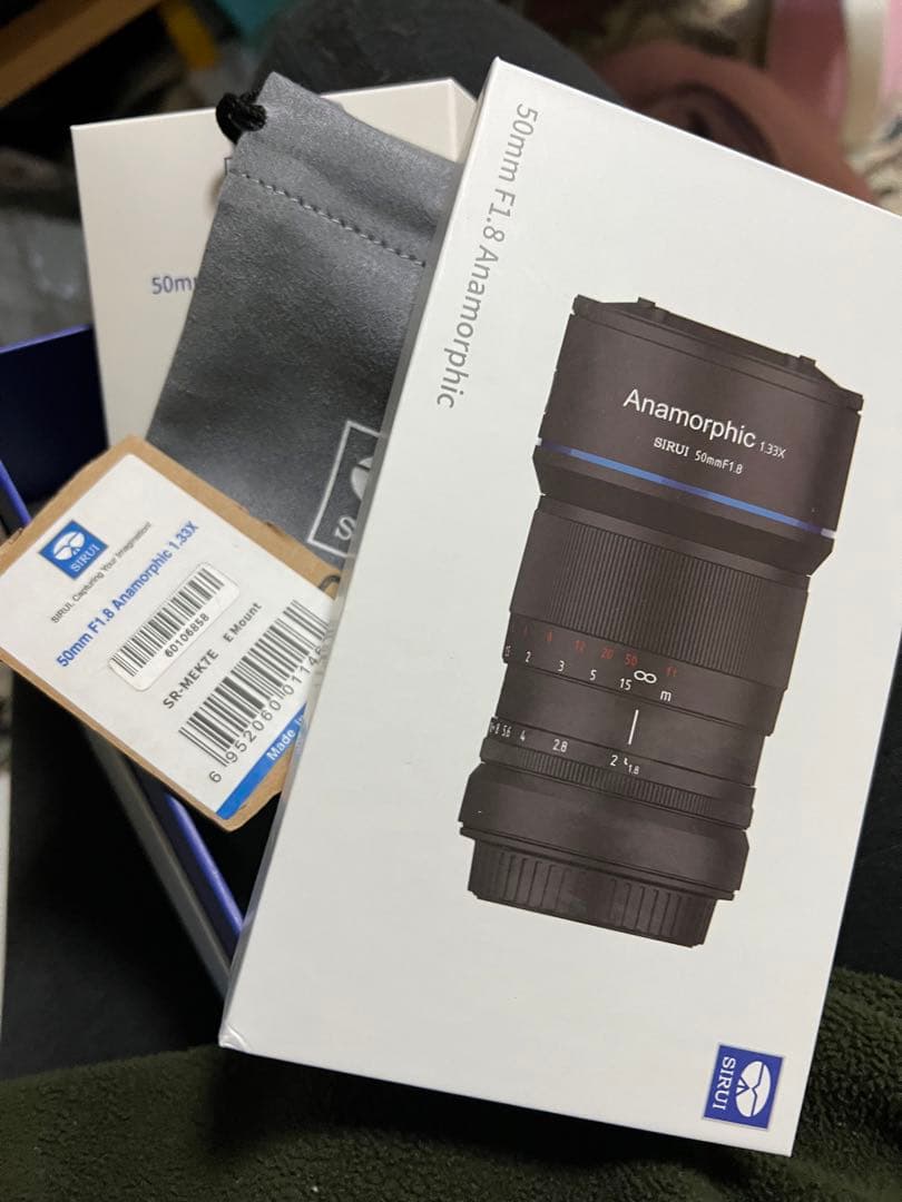 50mm F1.8 1.33X アナモルフィックレンズ SR-MEK7E ソニ…