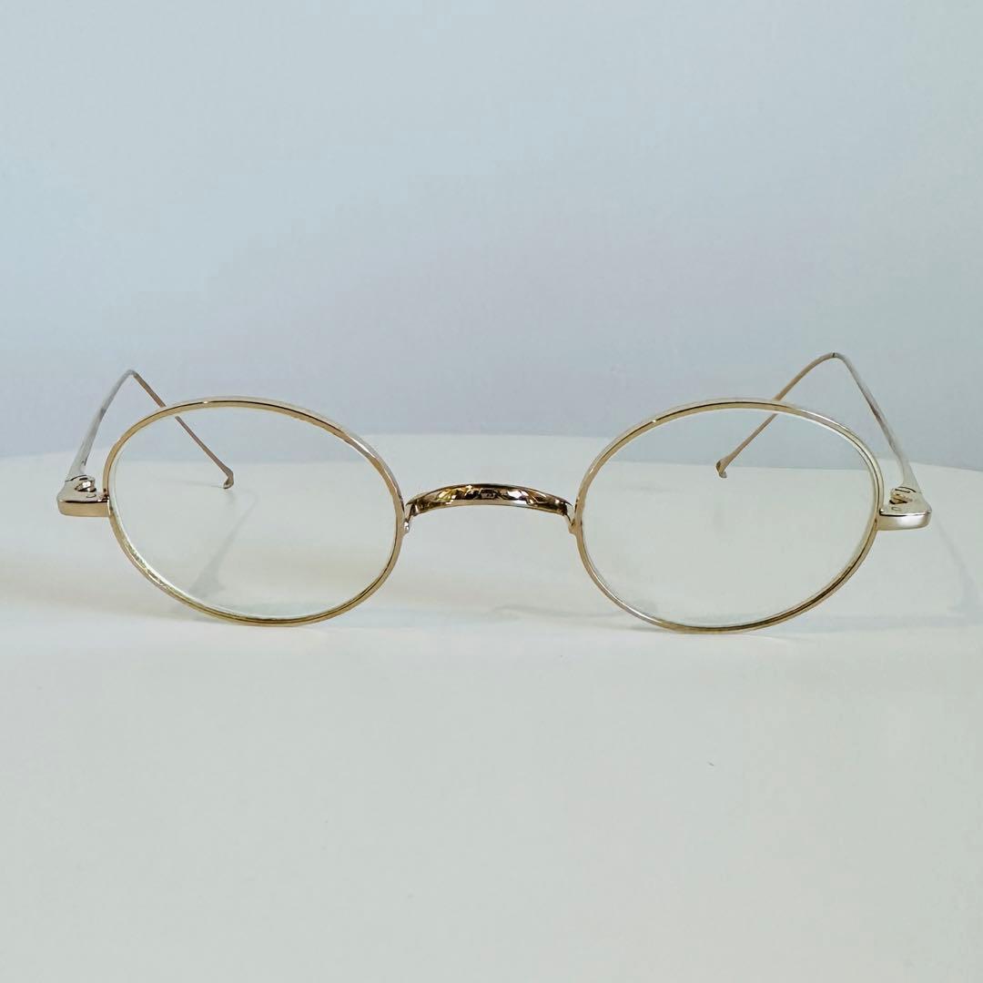 サンプラチナ】金子眼鏡 井戸多美男 T-416 鏡面ゴールド - メルカリ