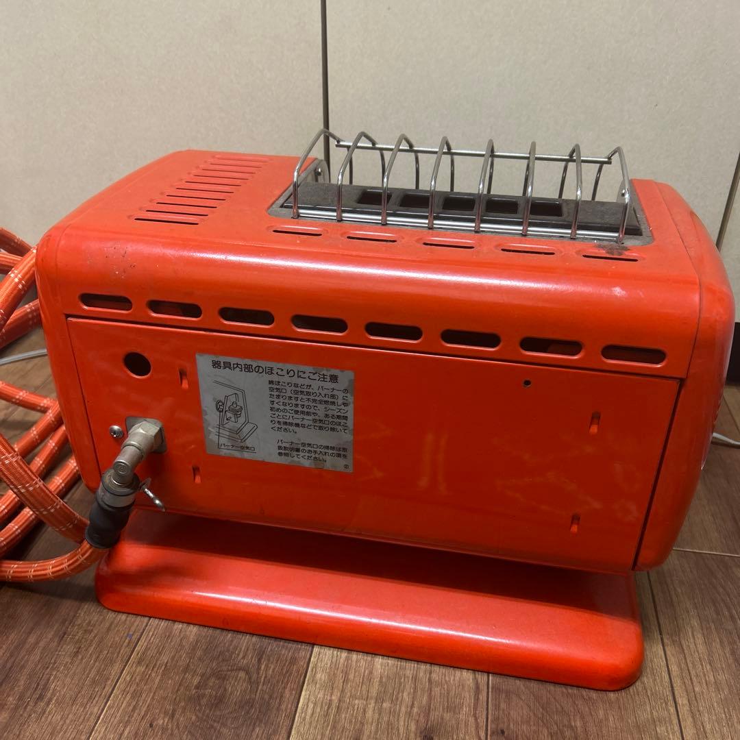 リンナイ ガスストーブ オレンジ レトロ 都市ガス R-460P 現状保管品