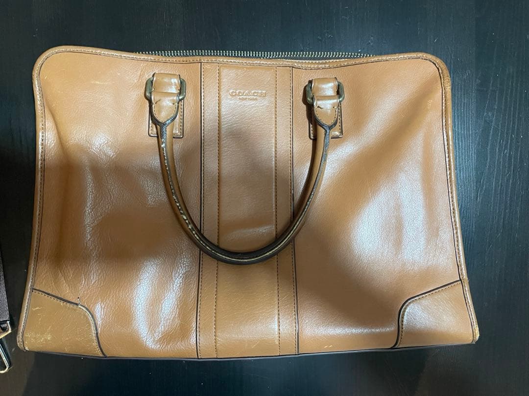 COACH コーチ レザー ビジネスバッグ A4可 ブリーフケース 2way - メルカリ