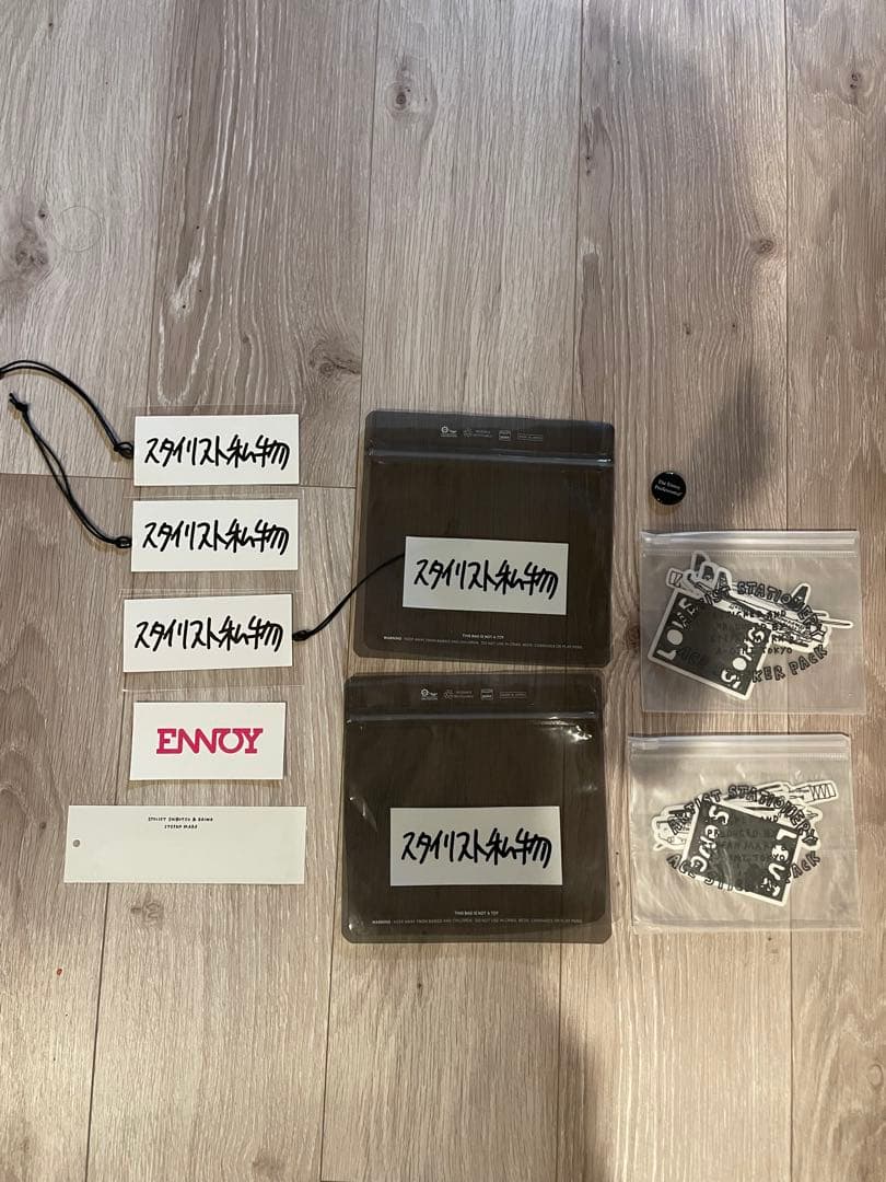 スタイリスト私物 ennoy ステッカー パケ バッジセット バラ売り不可