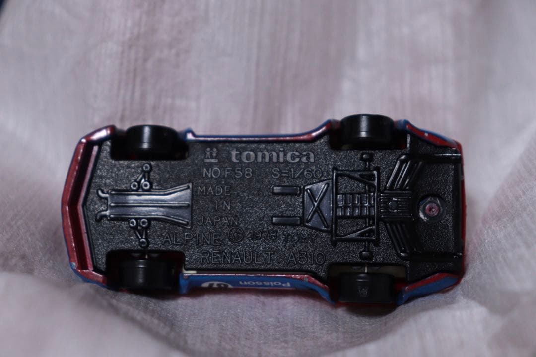 日本製 トミカ 外国車シリーズ アルピーヌ ルヌー A310 レーシングF62