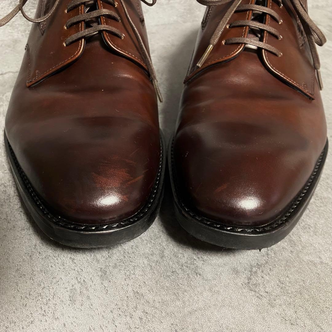 極美品 リーガル ビジネスシューズ プレーントゥ 30MR ブラウン 2248