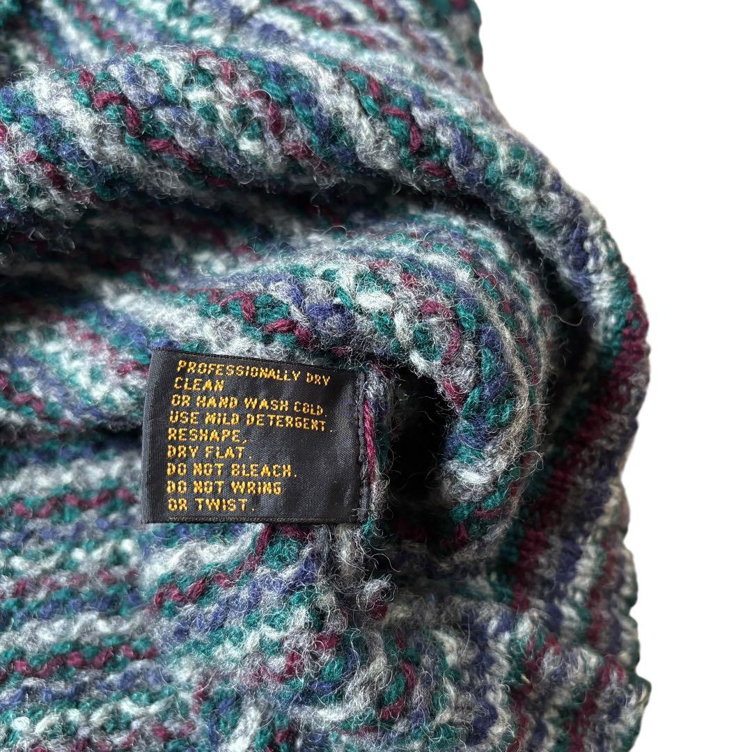 80s Eddie Bauer ポップコーン シェットランドウール ニット - メルカリ