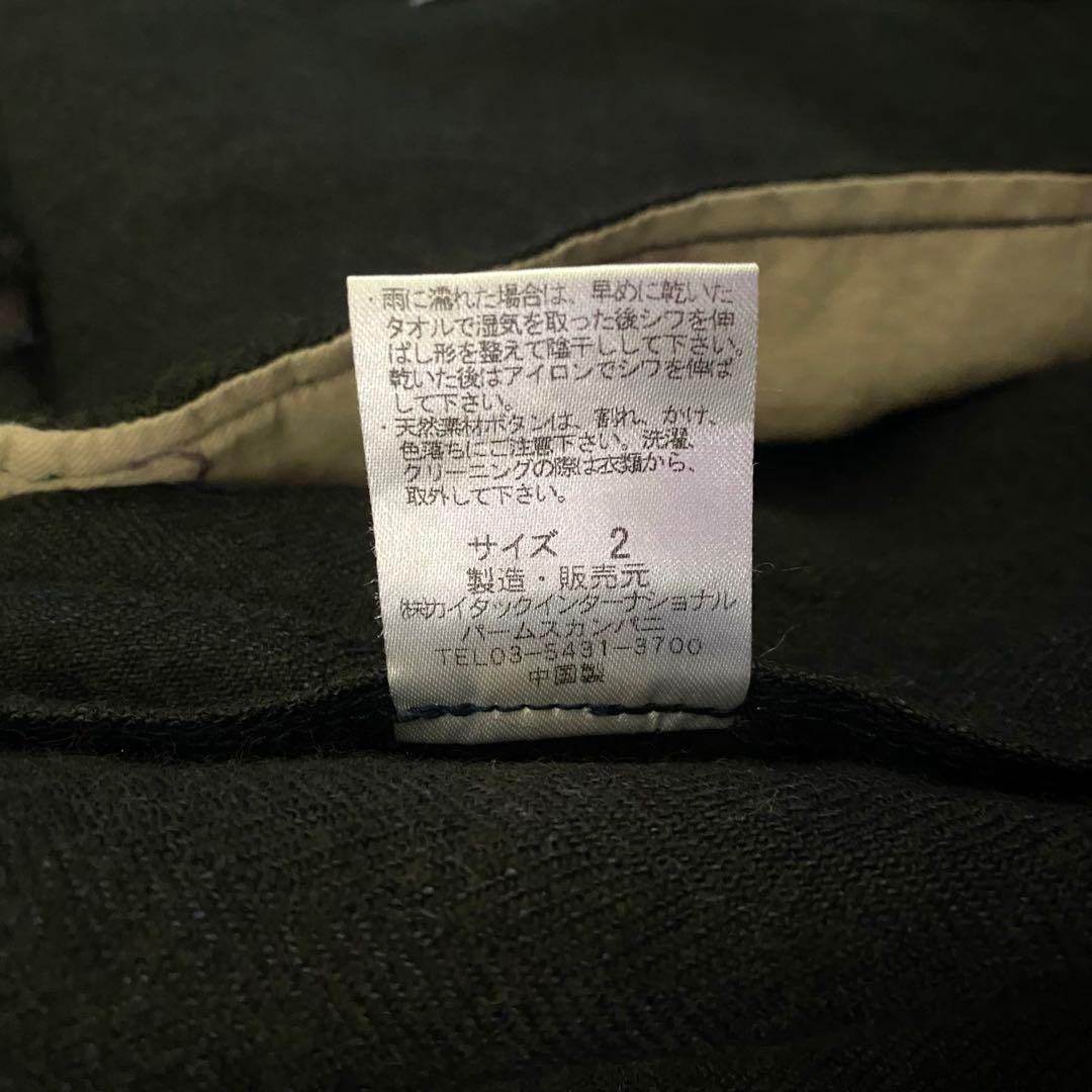 美品✨pallas palace パラスパレス リネン ウール コート 薄手 2