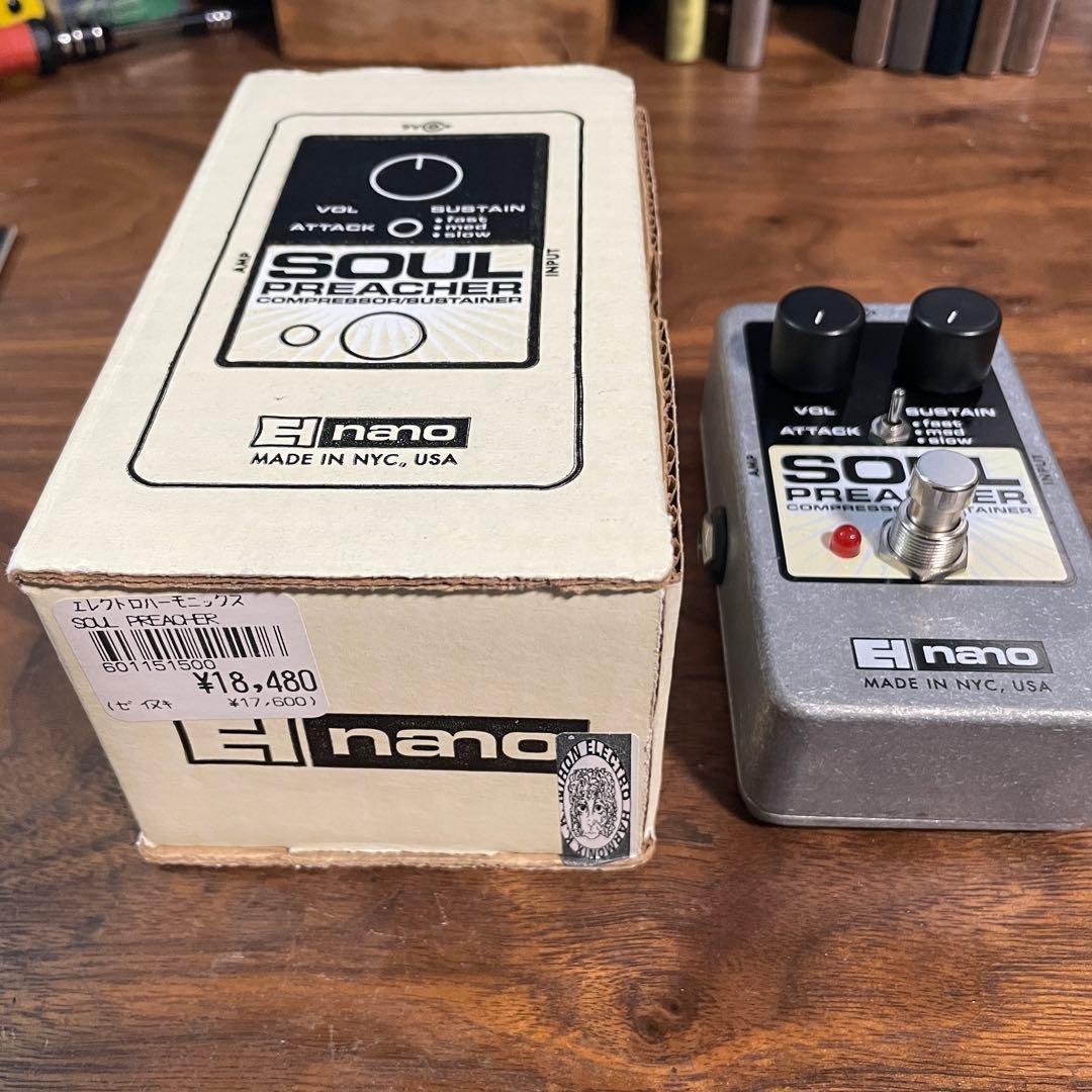未使用】エレハモ USA製 SOUL PREACHER コンプ/サステイナー - メルカリ