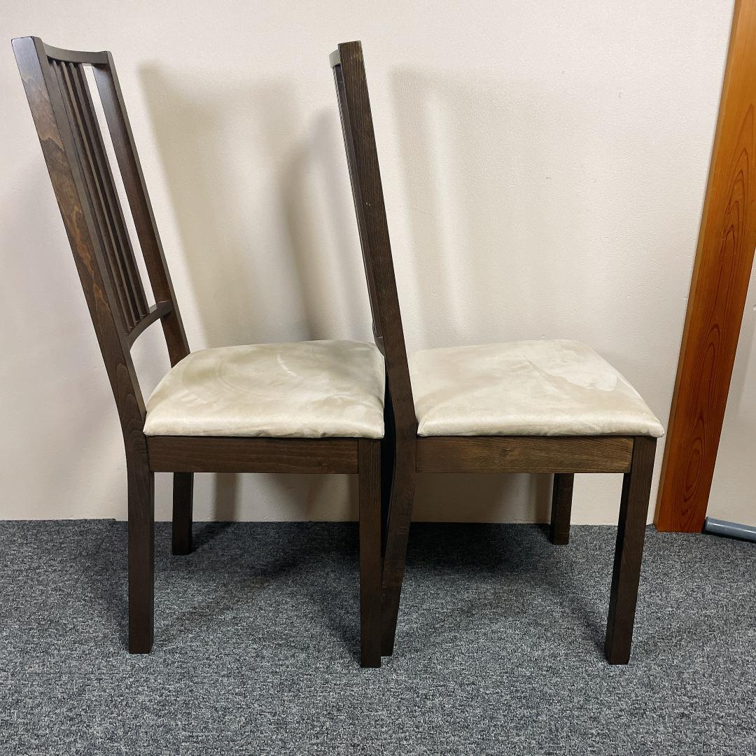 中古美品】IKEA BORJE ダイニングチェア 2脚 アンティーク 北欧 - メルカリ