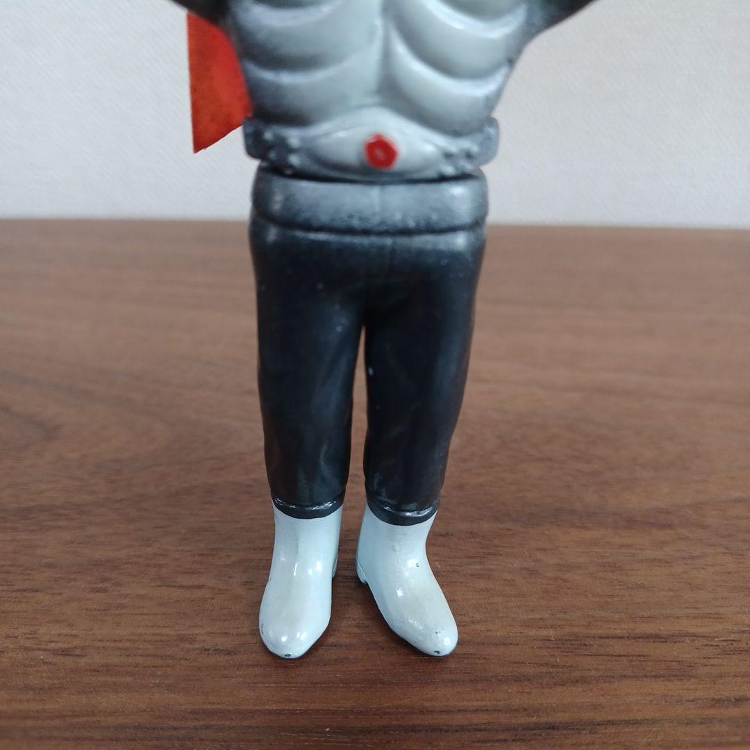 当時物バンダイ「バンザイ仮面ライダー」希少ミニソフビフィギュア2体