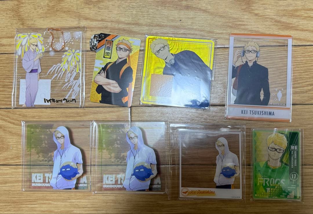 m*o様 ハイキュー 月島蛍 グッズ アクリルスタンド 缶バッジ 102点 まと