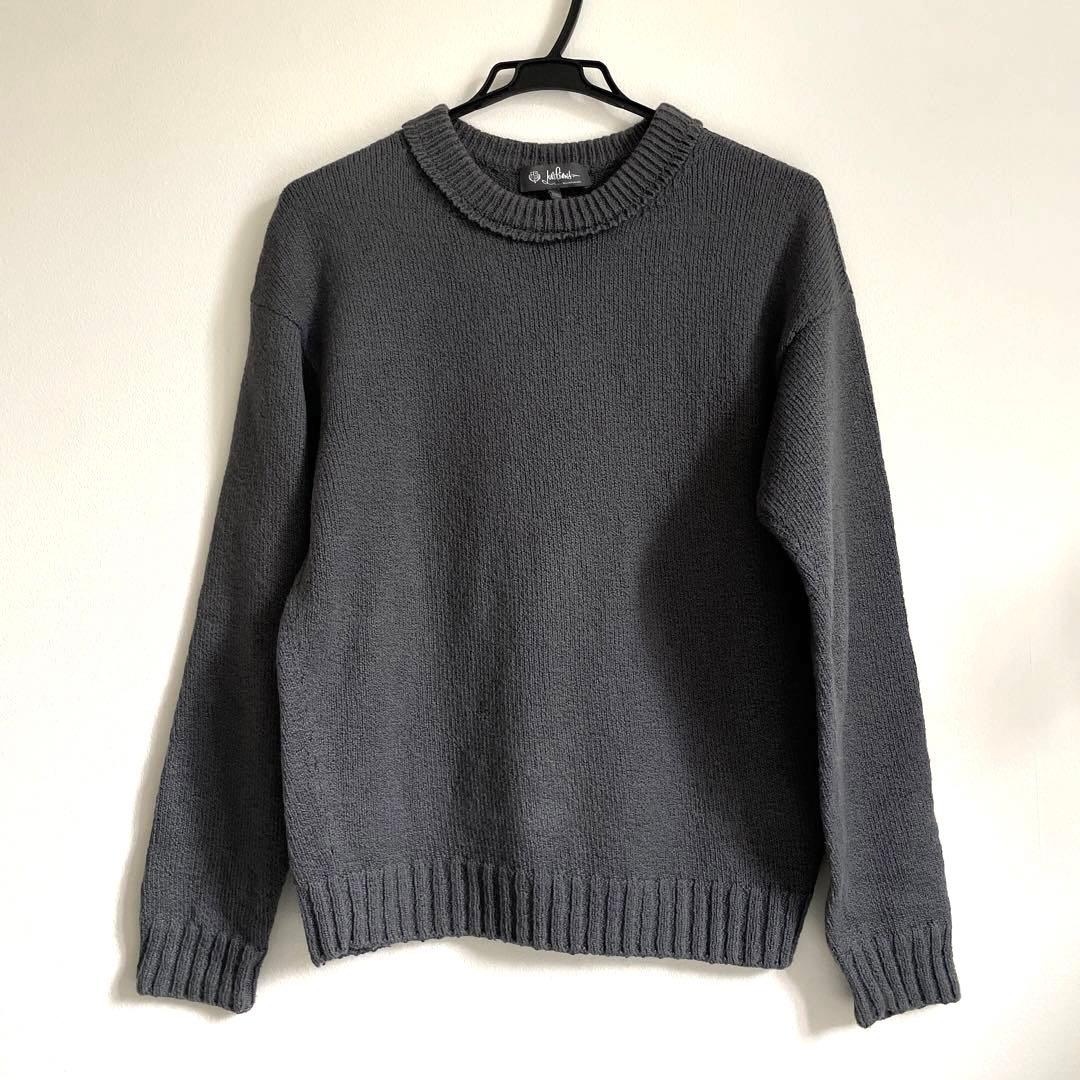 ロロピアーナ×藤原ヒロシコットンニットセーターグレーS