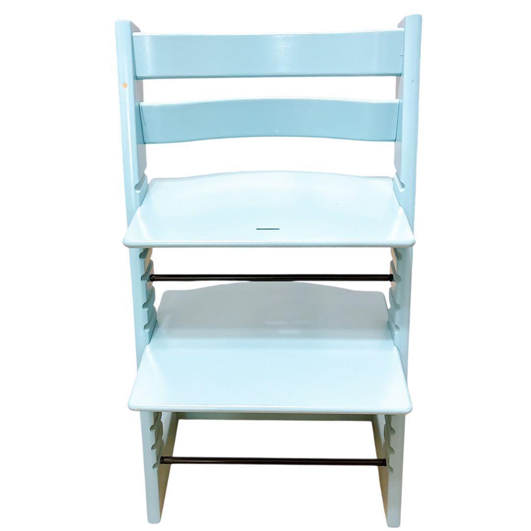 美品】ストッケ トリップトラップ ベビーセット シリアル6 アクア