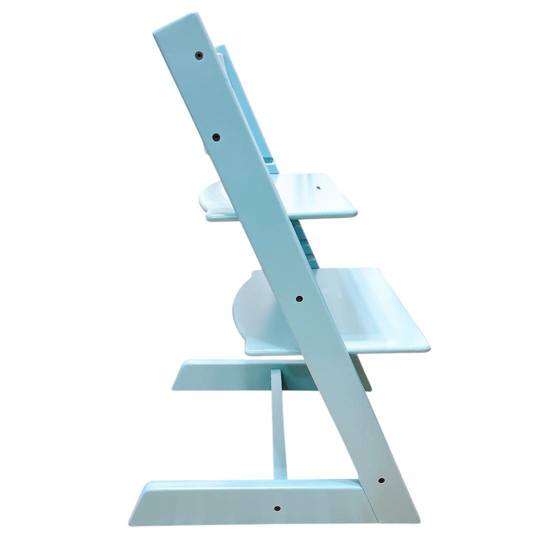 美品】ストッケ トリップトラップ ベビーセット シリアル6 アクア