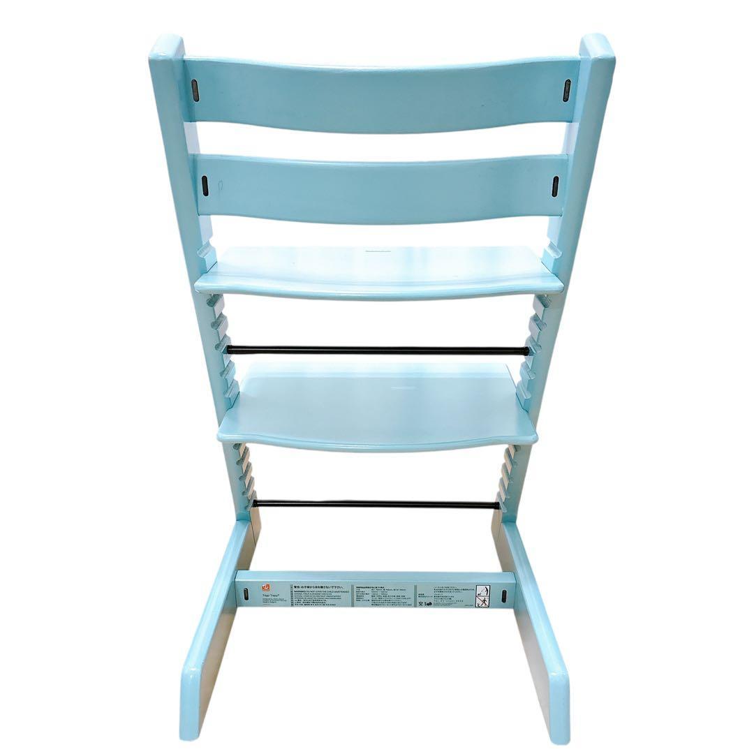 美品】ストッケ トリップトラップ ベビーセット シリアル6 アクア