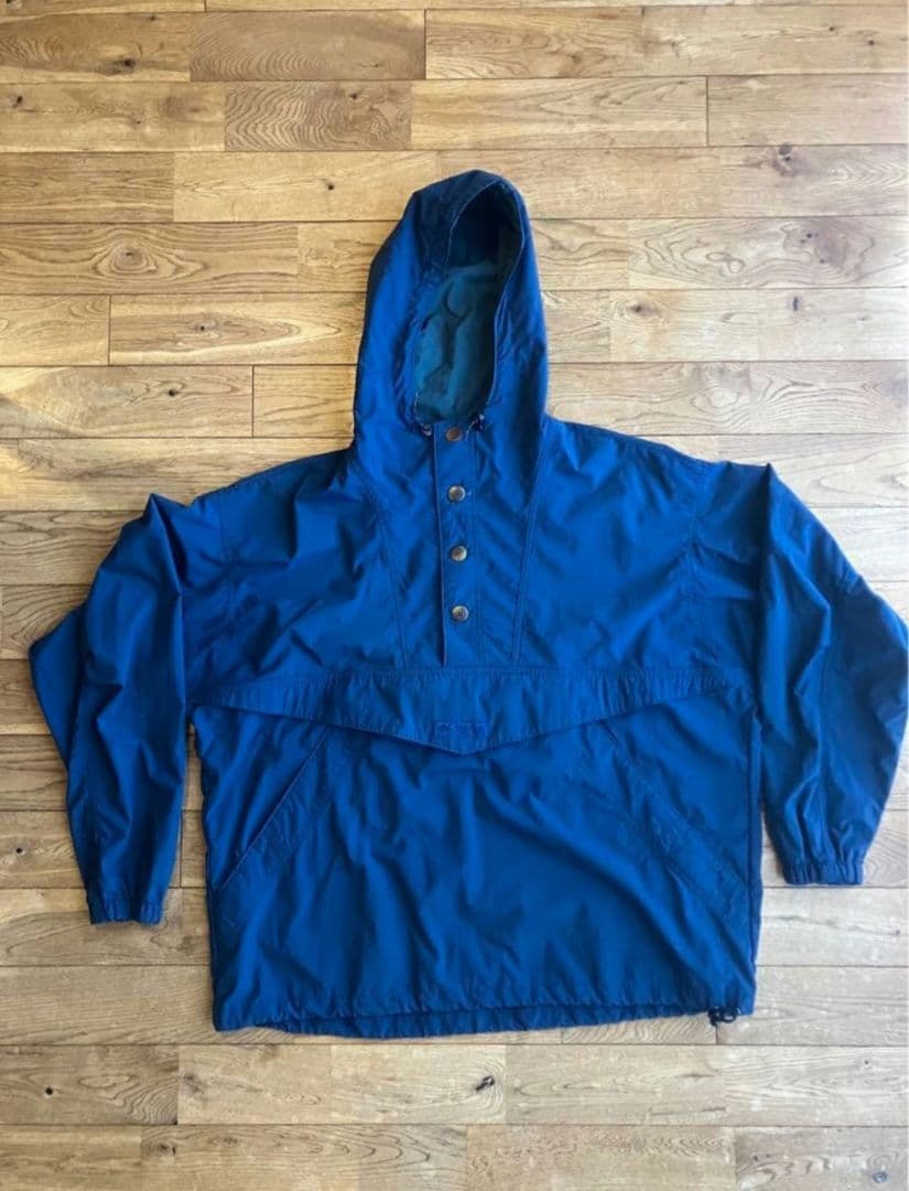 90s コロンビア アノラックパーカー　コットンウッド　　ネイビーL 90s Columbia コロンビア Cotton Wood Pullover ボタンフロント