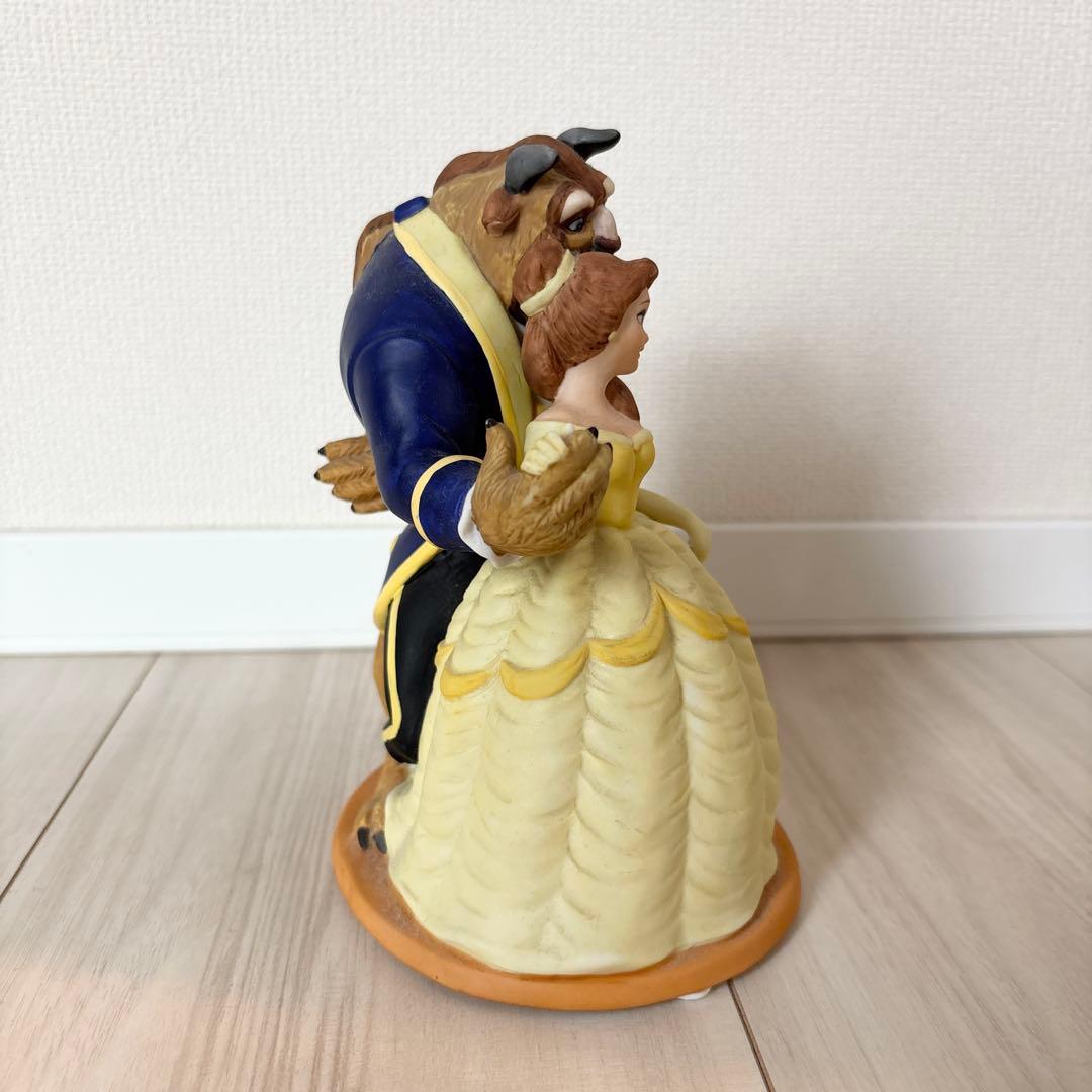 状態良好 美女と野獣 陶器製オルゴール - メルカリ