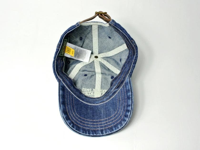 新品【ポロ カントリー】90年代復刻・刺繍デニムベースボールキャップ