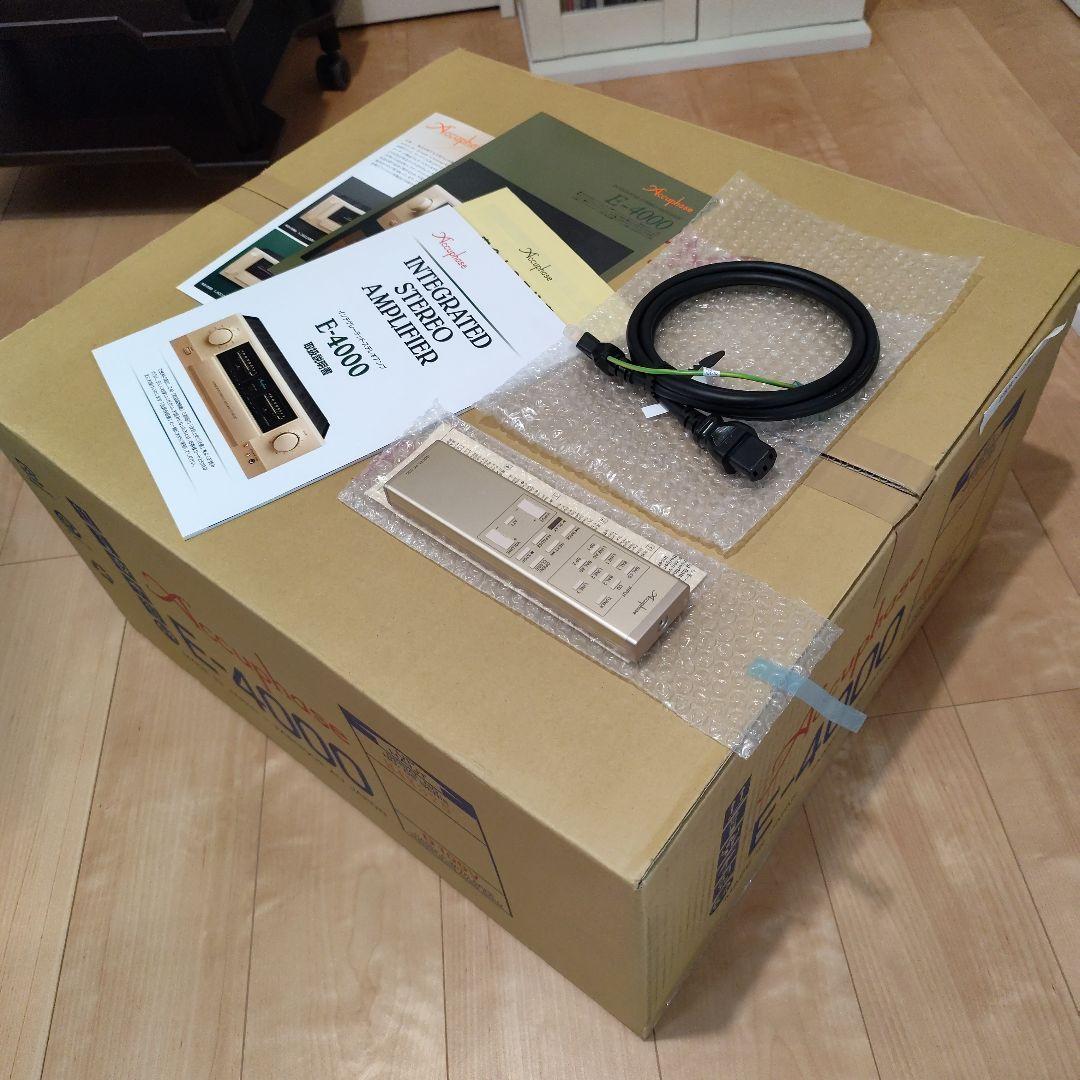 極美品 Accuphase E-4000 プリメインアンプ 元箱発送 - メルカリ