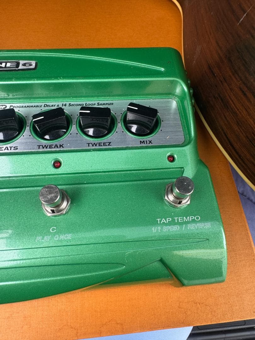LINE 6 DL4 Delay Modeler グリーン アダプター無し Line6