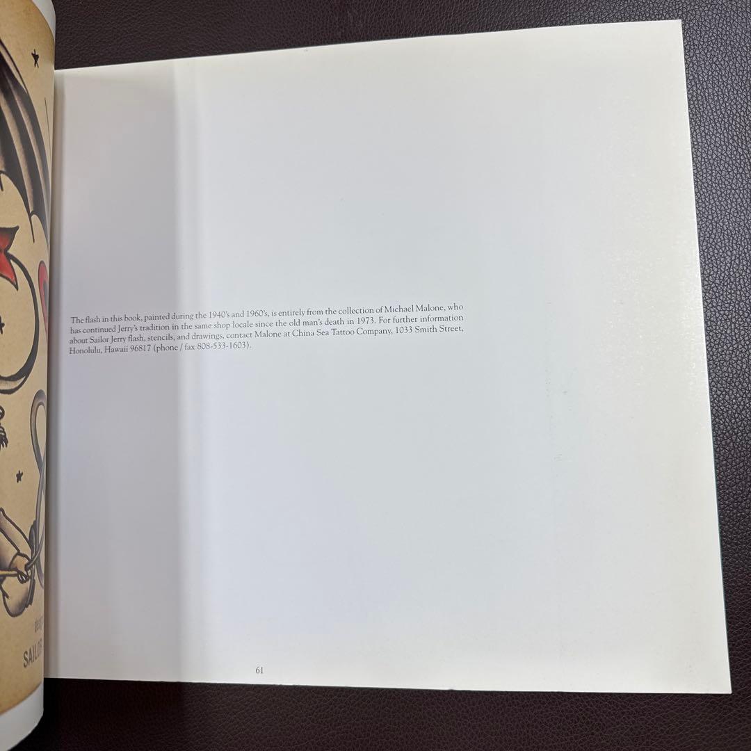 廃盤) Sailor Jerry Tattoo Flash 本 vol.1 - メルカリ