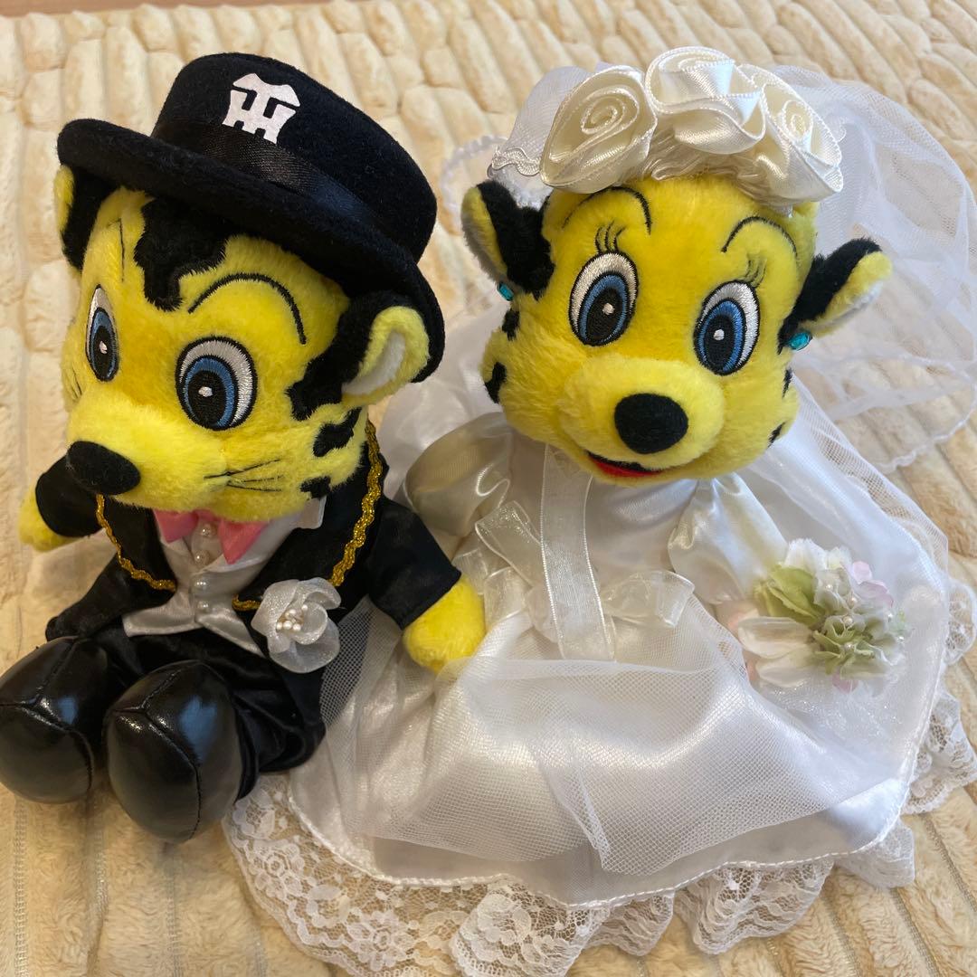 ぶ*ケ様 阪神タイガース トラッキー&ラッキー ウェディングマスコット