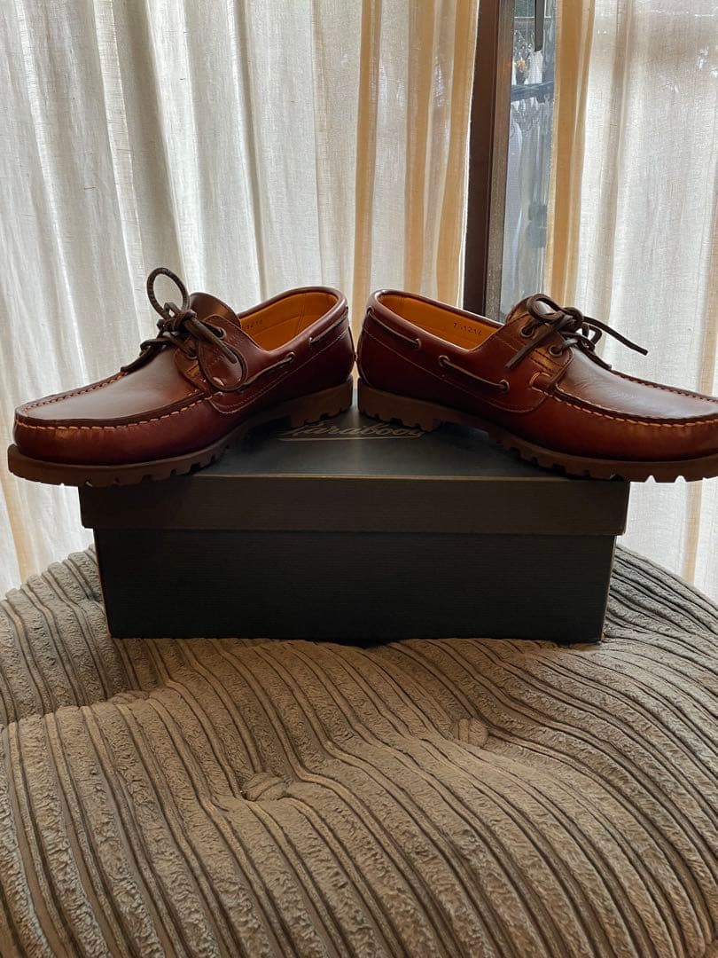 ほぼ新品 UK7.5 Paraboot Malo MARRON AMERICA - メルカリ