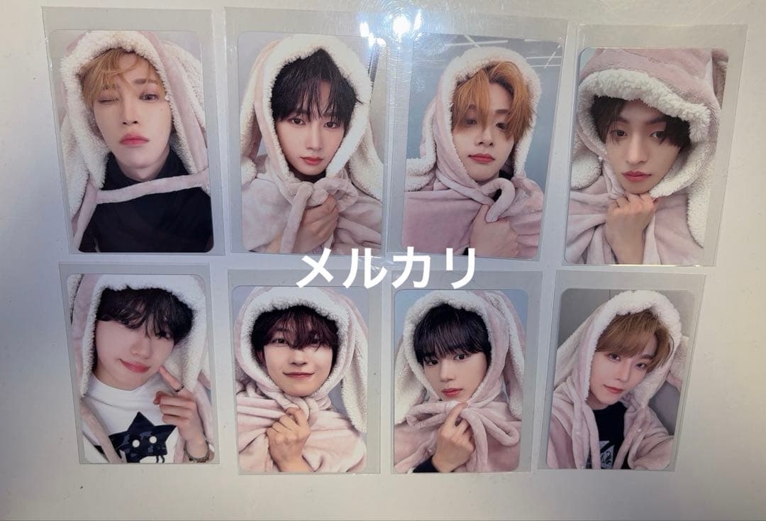 ALD1 makestar うさぎ　トレカ 8枚　コンプリート セット ALD1 MAKESTAR 特典 トレカ コンプ セット うさぎ毛布 うさぎ - メルカリ