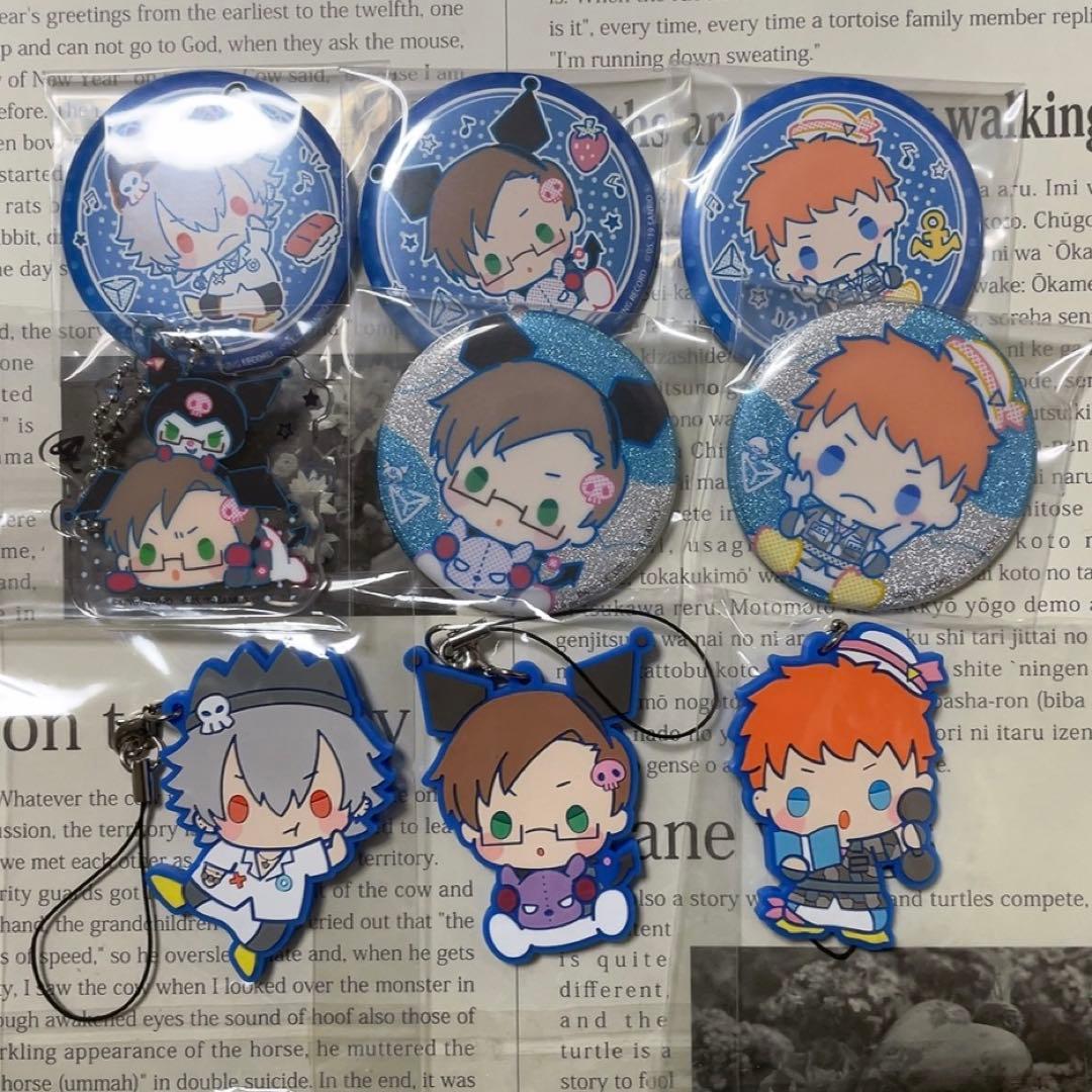 ヒプノシスマイク 左馬刻 銃兎 理鶯 缶バッジ アクキー アクスタ