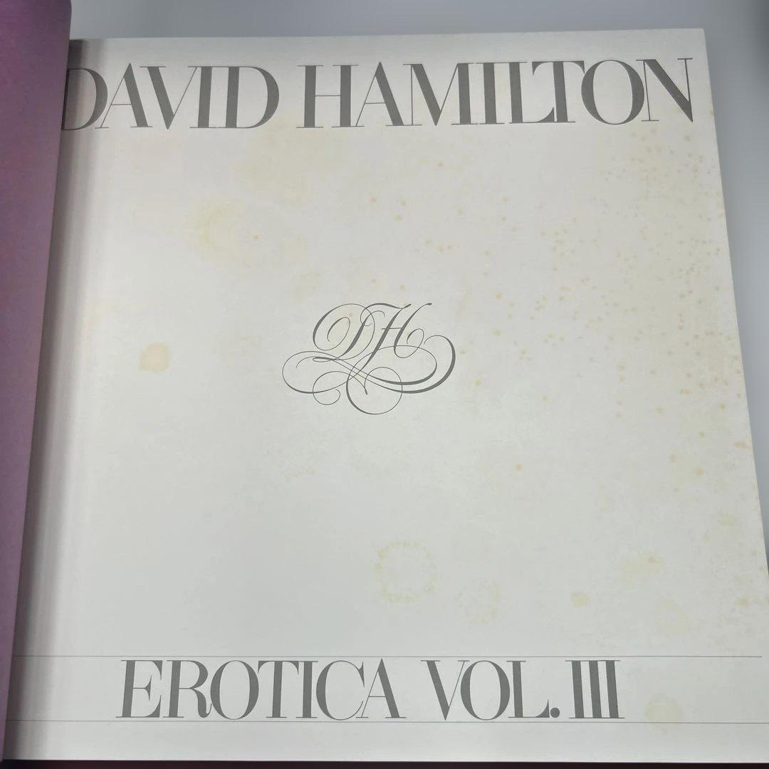 David Hamilton『EROTICA VOL.III』限定特装版