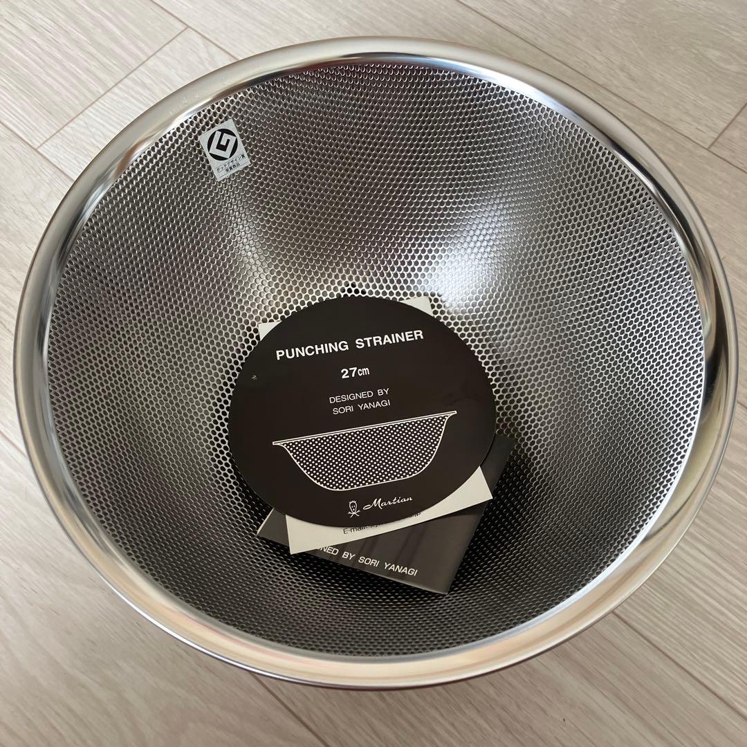 新品　柳宗理　ステンレスボウル　パンチングストレイナーセット　27cm ざる 柳宗理 27cm パンチングストレーナー」の人気商品一覧 | 安い商品