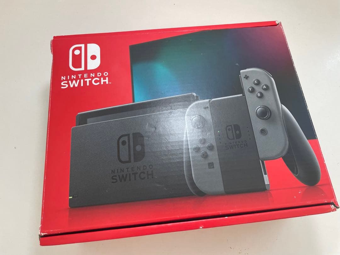 【ジャンク】Nintendo Switch グレー本体新型　Joy-Con付き 任天堂（Nintendo） 新型 スイッチ Switch 本体 完品 ジョイコン Joy