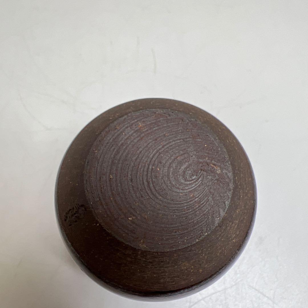 ☆茶3 名工 杉田祥平造 清閑寺窯 瀧浪 茶入 共箱 h7.8cm ☆茶3 名工