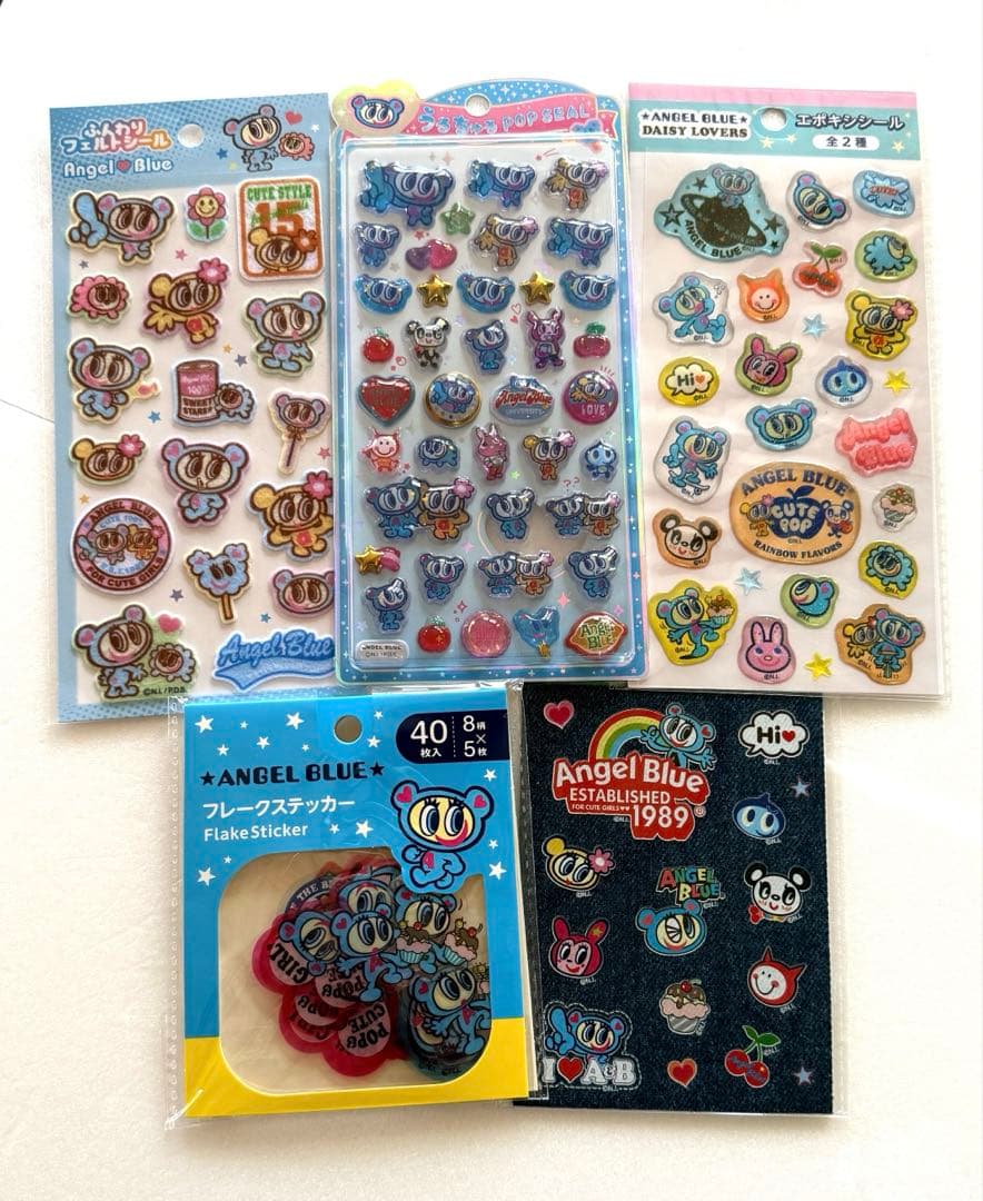 エンジェルブルー シール手帳 40点まとめて Angel Blue エンジェルブルー